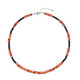 Collana in argento con Conchiglia di Ostrica Spinosa Arancione