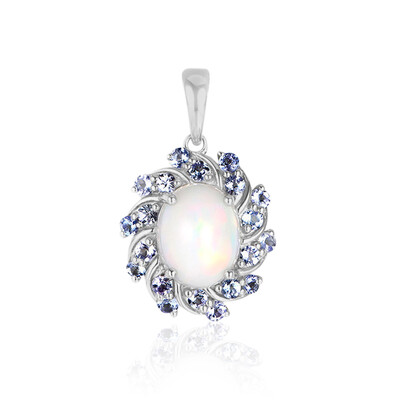 Ciondolo in argento con Opale di Welo