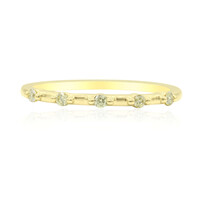 Anello in oro con Diamante Giallo Canarino SI1