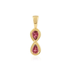 Ciondolo in argento con Rubellite