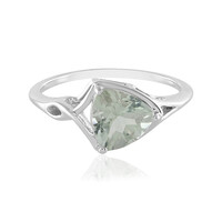 Anello in argento con Ametista Verde