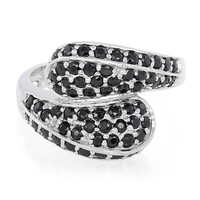 Anello in argento con Spinello Nero