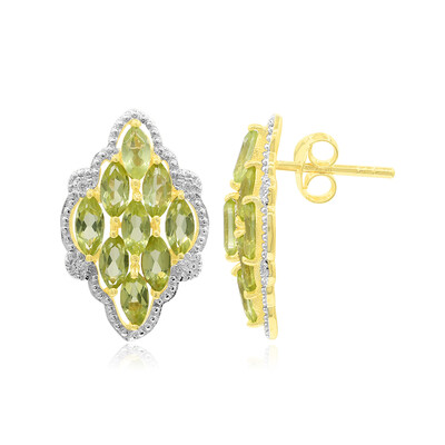 Orecchini in argento con Peridoto