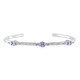 Bracciale in argento con Tanzanite