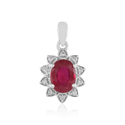 Ciondolo in argento con Rubino Bemainty