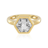Anello in argento con Topazio Bianco
