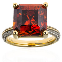 Anello in oro con Sfalerite (AMAYANI)