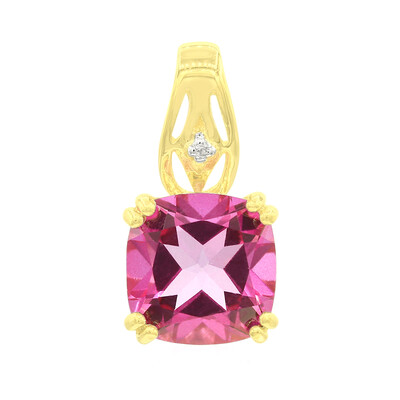 Ciondolo in argento con Topazio Rosa