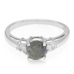 Anello in argento con Spectrolite