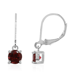 Orecchini in argento con Granato Malaya