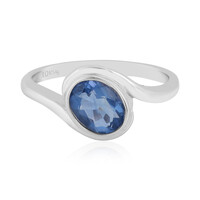 Anello in argento con Fluorite Cangiante