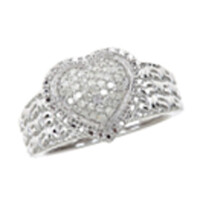 Anello in argento con Diamante