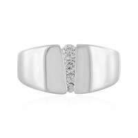 Anello in argento con Diamante SI1 (H) (de Melo)