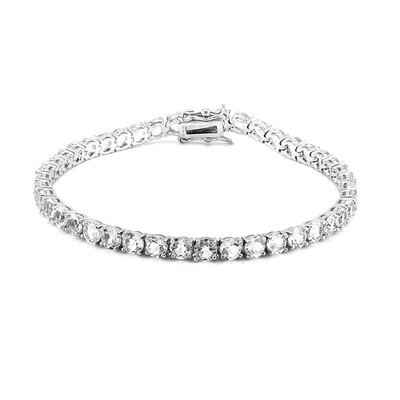 Bracciale in argento con Topazio Bianco