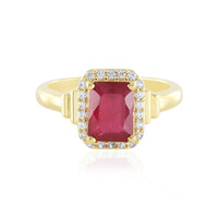 Anello in argento con Rubino del Madagascar