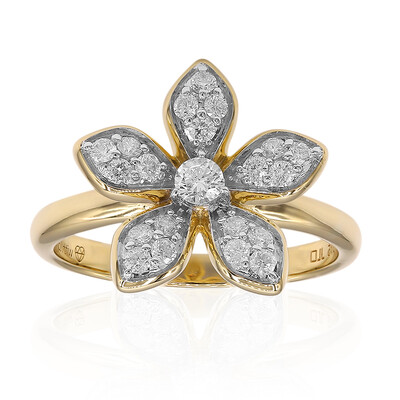 Anello in oro con Diamante SI1 (G) (Annette)