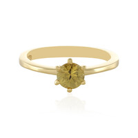 Anello in argento con Zircone Giallo