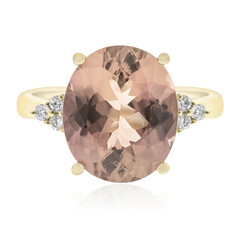 Anello in oro con Tormalina Neon del Congo (CIRARI)