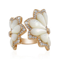 Anello in oro con Madreperla (Estée Collection)