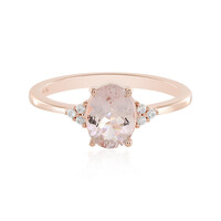 Anello in argento con Morganite
