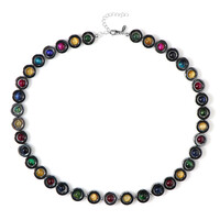 Collana in argento con Ematite Argentata