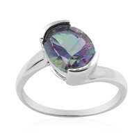 Anello in argento con Topazio Mistico