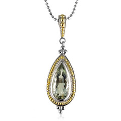 Collana in argento con Ametista Verde (Dallas Prince Designs)