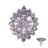 Anello in argento con Ametista Rose de France