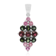 Ciondolo in argento con Tormalina Rosa