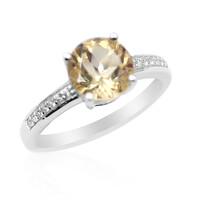 Anello in argento con Labradorite Dorata