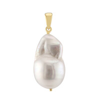 Ciondolo in argento con Perla d'Acqua Dolce Bianca (TPC)
