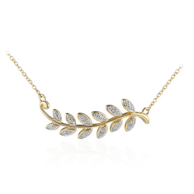 Collana in argento con Diamante I3 (I)