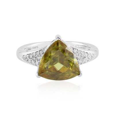 Anello in oro con Sfene (AMAYANI)