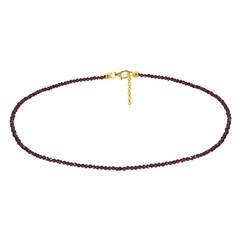 Collana in argento con Granato d’India