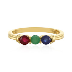 Anello in argento con Smeraldo Socoto