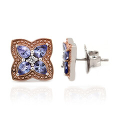 Orecchini in argento con Tanzanite (Dallas Prince Designs)