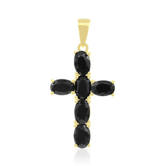 Ciondolo in argento con Zaffiro Nero