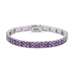 Bracciale in argento con Ametista