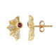 Orecchini in argento con Spinello Rosso