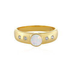 Anello in argento con Opale di Welo