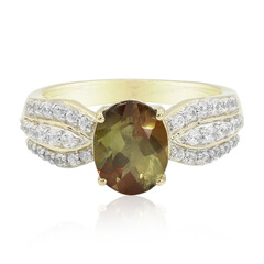 Anello in oro con Andalusite