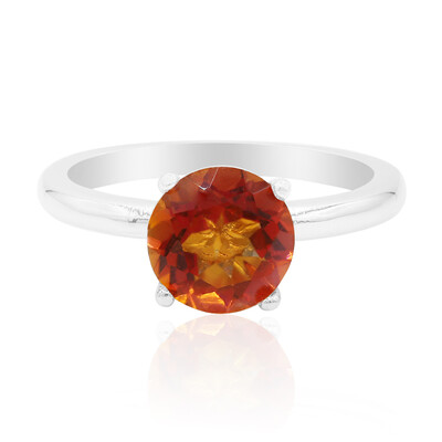 Anello in argento con Quarzo Mistico Crepuscolo