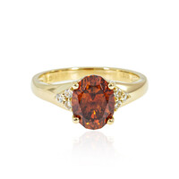 Anello in oro con Sfalerite