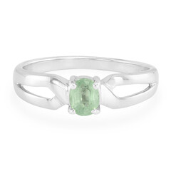 Anello in argento con Cianite Menta