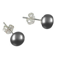 Orecchini in argento con Perla di Acqua Dolce