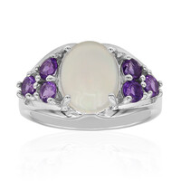 Anello in argento con Opale di Welo