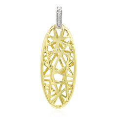 Ciondolo in argento con Diamante I1 (G)
