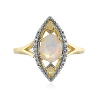 Anello in oro con Opale di Welo (Adela Gold)