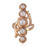 Anello in argento con Perla di Acqua Dolce (TPC)