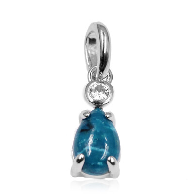 Ciondolo in argento con Malachite Azzurrite